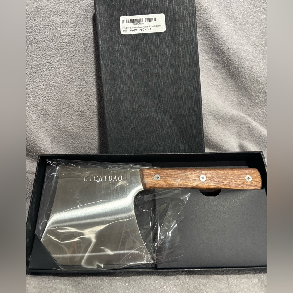 Licaidao Meat Cleaver 6”. For home kitchen/Restaurant